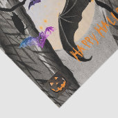 HALLOWENBATTEN AUS Zwirnpapier IN EINEM VOLLEN MON Seidenpapier (Ausschnitt)