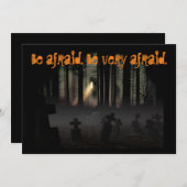 HALLOWER WALDZEMENTERIUM - SEIEN SIE SICH ANGST, W EINLADUNG (Vorne/Hinten)