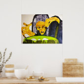 HALLOWEWECH WITCH UND IHR CAULDRON POSTER (Küche)