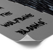 HALLOWEWEE WEREWOLF BEWARE DAS MOON-Poster Poster (Ecke)