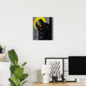 HALLOWEWEE WEREWOLF BEWARE DAS MOON-Poster Poster (Heimbüro)