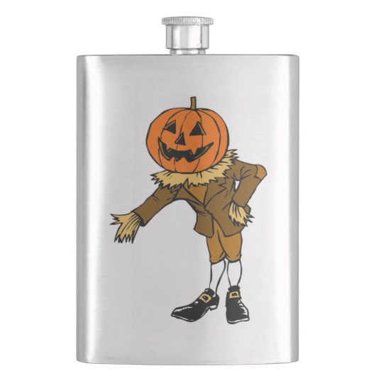 HALLOWEWEEN PUMPKIN HEAD SCARECROW PILGRIM FLACHMANN (Vorderseite)