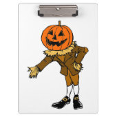 HALLOWEWEEN PUMPKIN HEAD SCARECROW PILGRIM KLEMMBRETT (Vorderseite)