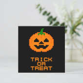 HALLOWEWEEN PUMPKIN - TRICK ODER BEHANDLUNG KARTE (Stehend Vorderseite)