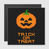 HALLOWEWEEN PUMPKIN - TRICK ODER BEHANDLUNG Magnet (Vorne/Hinten)