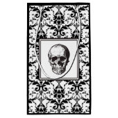HALLOWEWEEN Vintager Damaskus-Patternskull Kleine Geschenktüte (Rückseite)