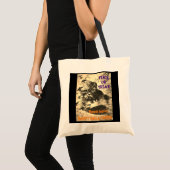 HALLOWEWEER CAT - TRICK ODER BEHANDLUNGSBAG person Tragetasche (Vorderseite (Produkt))