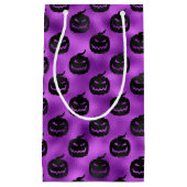HALLOWEWEN LILA MIT SCHWARZPUMPKINEN KLEINE GESCHENKTÜTE (Vorderseite)