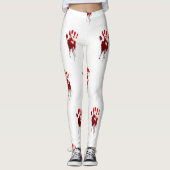 hallowierte blutige Hände Leggings (Vorderseite)