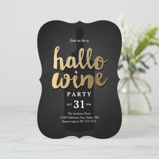 Hallowin Einladung (Stehend Vorderseite)