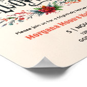 Hallowmas EVENT POSTER Halloween Weihnachtsmashup (Ecke)