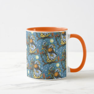 HALLOWS EVE BLACKBIRD WIZARD, HALLOWEEN RAVEN TASSE