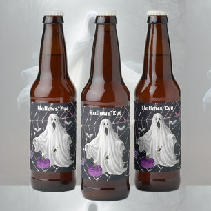 Hallows' Eve Ghost Bierflaschenetikett