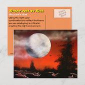 Hallow's Eve Postkarte (Vorne/Hinten)