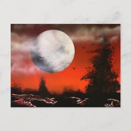 Hallow's Eve Postkarte (Vorderseite)