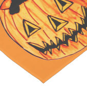 HALLOWWEITE BLACK CAT IN PUMPKIN Tischläufer (Ecke)