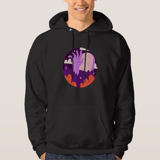 Hallowwen October 31 Scary   Cute Hoodie (Vorderseite)