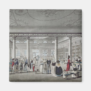 Halls Bibliothek bei Margate, 1789 Magnet