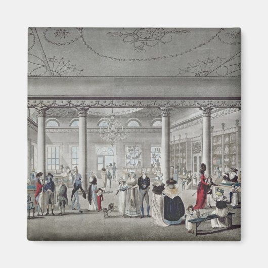 Hall's Library in Margate, 1789 Magnet (Vorne)