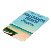 Hallsands Beach Devon Beach Reiseplakat Magnet (Linke Seite)