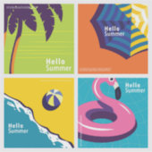 Hallsommer Aufkleber (Vorderseite)