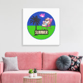 Hallsommer Leinwanddruck (Insitu (Wohnzimmer))