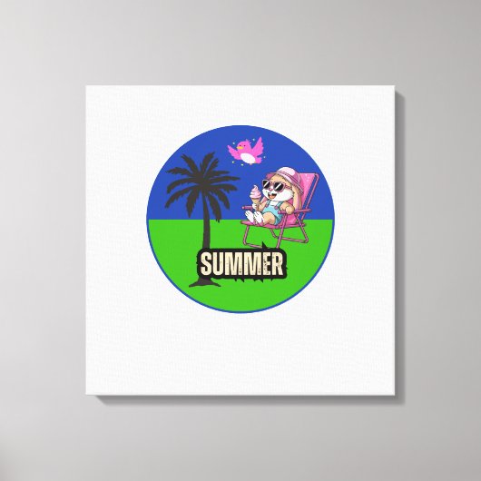 Hallsommer Leinwanddruck (Vorderseite)