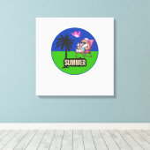 Hallsommer Leinwanddruck (Insitu (Holzboden))