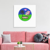 Hallsommer Leinwanddruck (Insitu (Wohnzimmer))