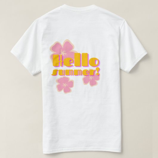 Hallsommer T-Shirt (Design Rückseite)