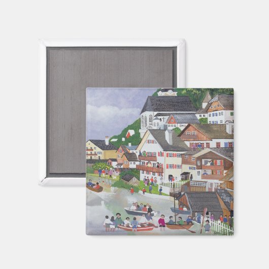 Hallstadt Österreich 1995 Magnet (Vorderseite/Rückseite)