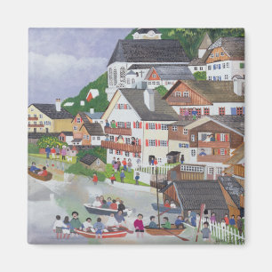 Hallstadt Österreich 1995 Magnet