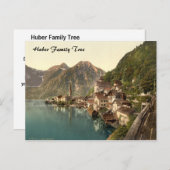Hallstatt, Austria Family Tree Postkarte (Vorne/Hinten)