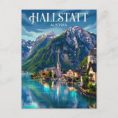 Hallstatt Austria Postkarte (Vorderseite)