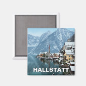 Hallstatt Austria Travel Magnet (Vorderseite/Rückseite)