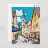 Hallstatt Austria Travel Postkarte (Vorne/Hinten)