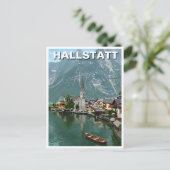 Hallstatt Austria Travel Postkarte (Stehend Vorderseite)