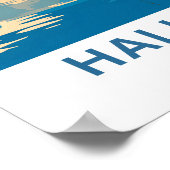 Hallstatt Austria Travel Print Poster (Ecke)