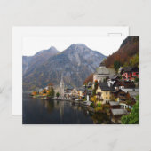 HALLSTATT IM HERBST - SEE HALLSTATT, ÖSTERREICH POSTKARTE (Vorne/Hinten)