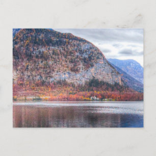 Hallstatt Lake Serenity Feiertagspostkarte