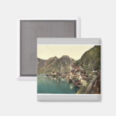 Hallstatt, Oberösterreich, Österreich-Ungarn, klas Magnet (Vorderseite/Rückseite)