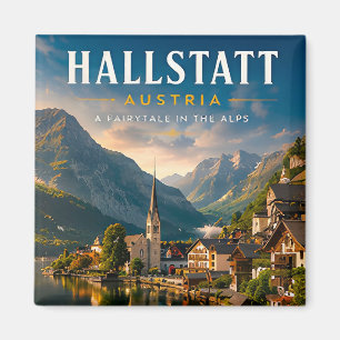🏔️ Hallstatt Österreich Alpendorf Magnet