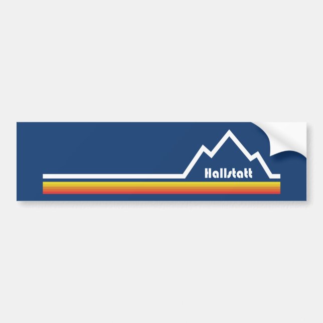 Hallstatt, Österreich Autoaufkleber (Vorne)