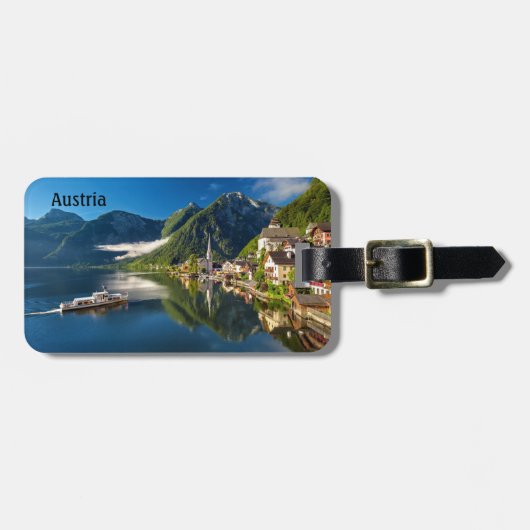 Hallstatt Österreich Gepäckanhänger (Vorderseite horizontal)