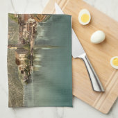 Hallstatt, Österreich Geschirrtuch (Viertel Falte)