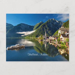 Hallstatt, Österreich landschaftliches Foto Postkarte