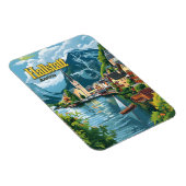Hallstatt Österreich Magnet (Rechte Seite)