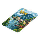 Hallstatt Österreich Magnet (Linke Seite)