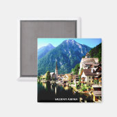 HALLSTATT ÖSTERREICH MAGNET (Vorderseite/Rückseite)