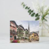 Hallstatt, Österreich, malerisches Foto Postkarte (Stehend Vorderseite)